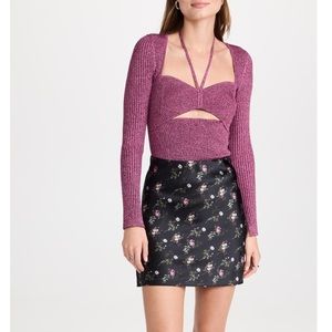 NWT - Cami NYC - Aviva Mini Skirt - Evening Bouquet - Small